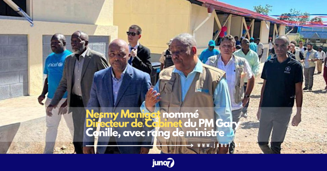 Nesmy Manigat nommé Directeur de Cabinet du PM Gary Conille, avec rang de ministre