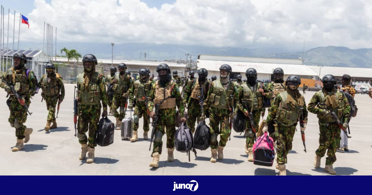 Un nouveau contingent de 200 policiers kényans arrive en Haïti dans le cadre de la MMSS