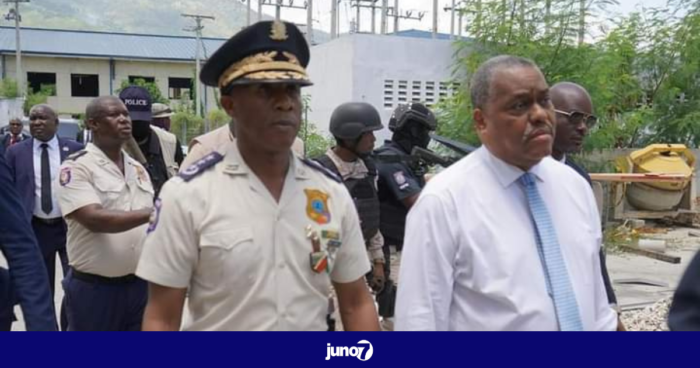 Garry Conille et Normil Rameau ont visité l'Hôpital Général après que la PNH a repris le contrôle de cette institution