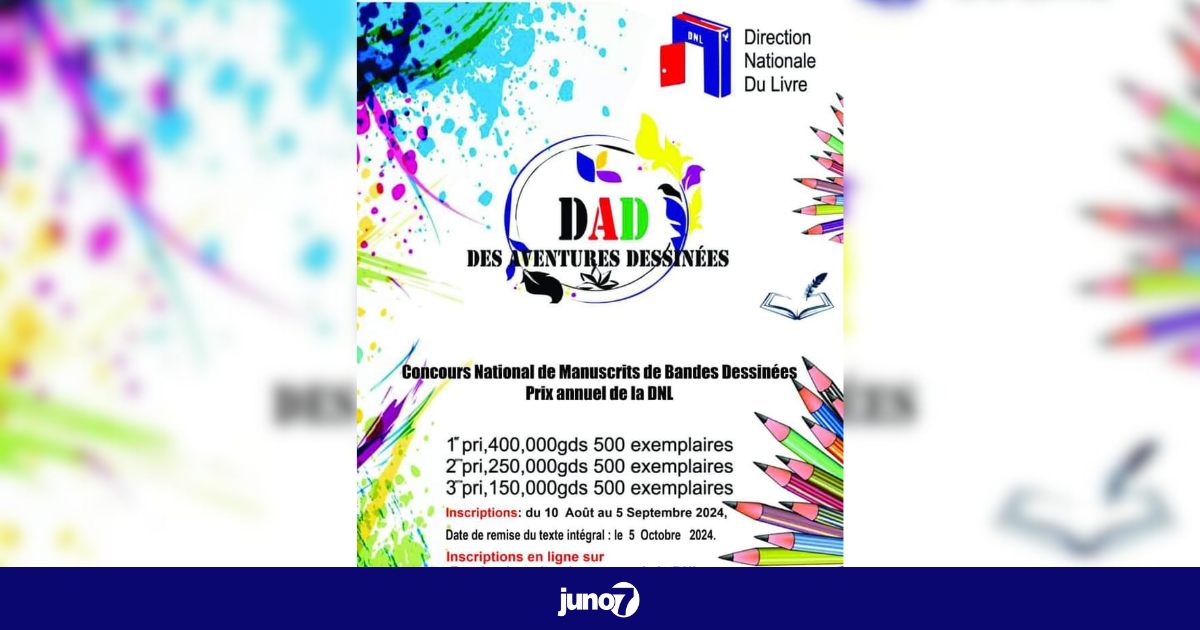 La Direction Nationale du Livre lance le premier concours de bande dessinée en Haïti.