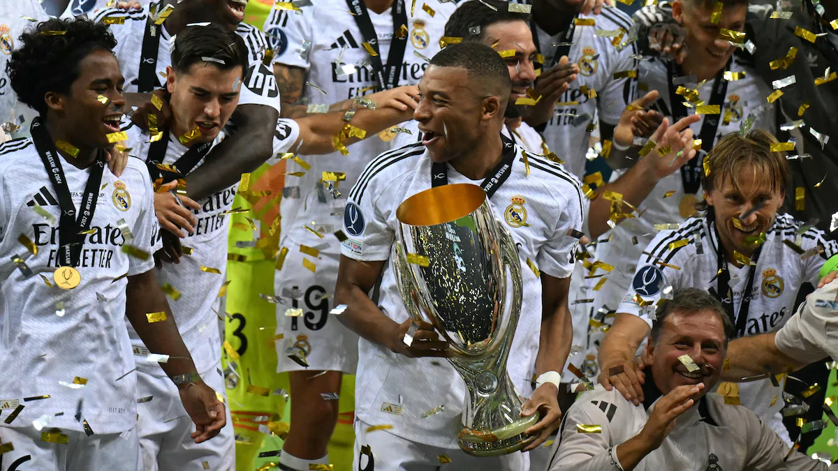 Kylian Mbappé buteur, le Real Madrid remporte la Supercoupe d'Europe face à l’Atalanta