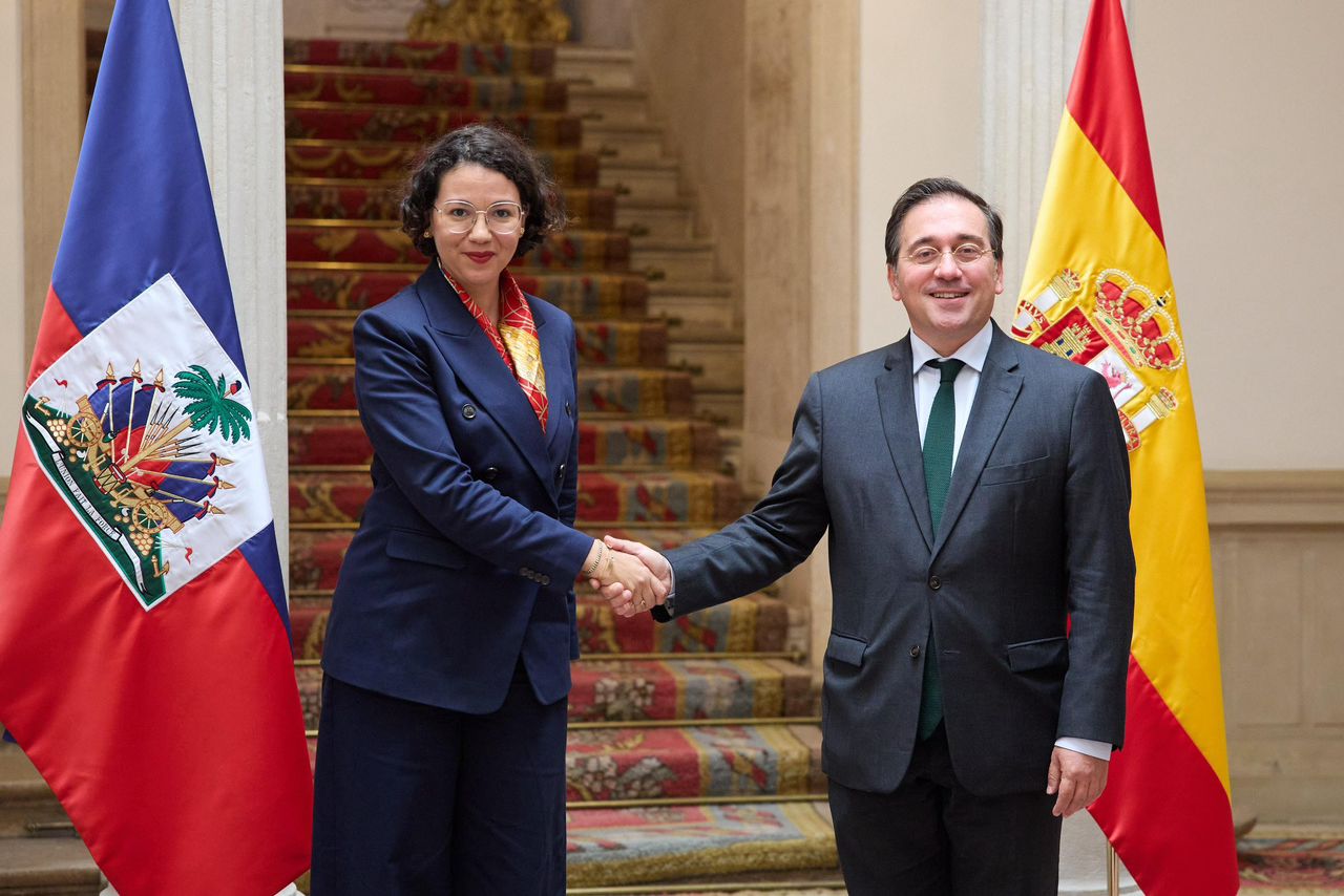 Rencontre entre Dominique Dupuy et le chancelier espagnol, à Madrid