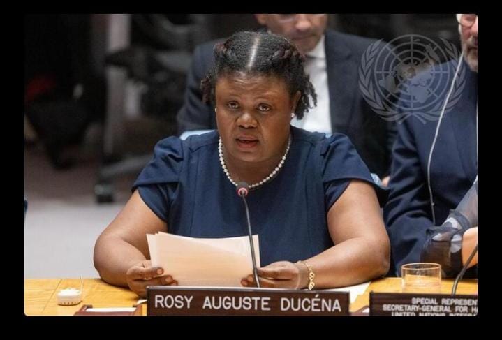 Rosy Auguste Ducéna dénonce la dégradation des Droits Humains en Haïti devant le Conseil de Sécurité de l’ONU