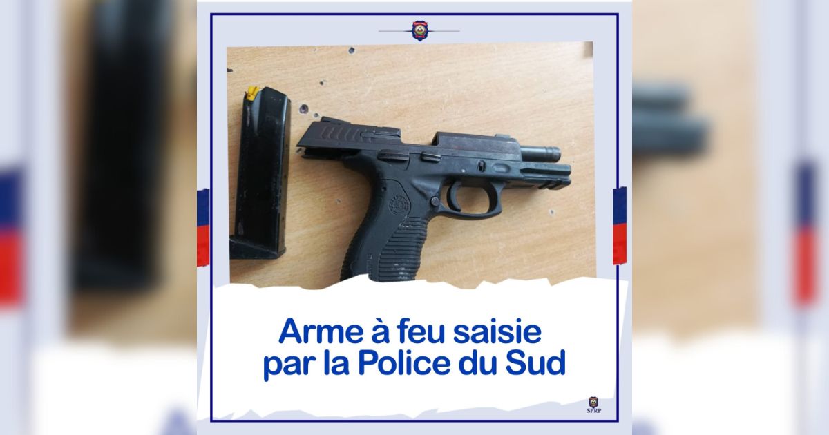 Un braqueur tué et une arme à feu saisie par la Police des Cayes