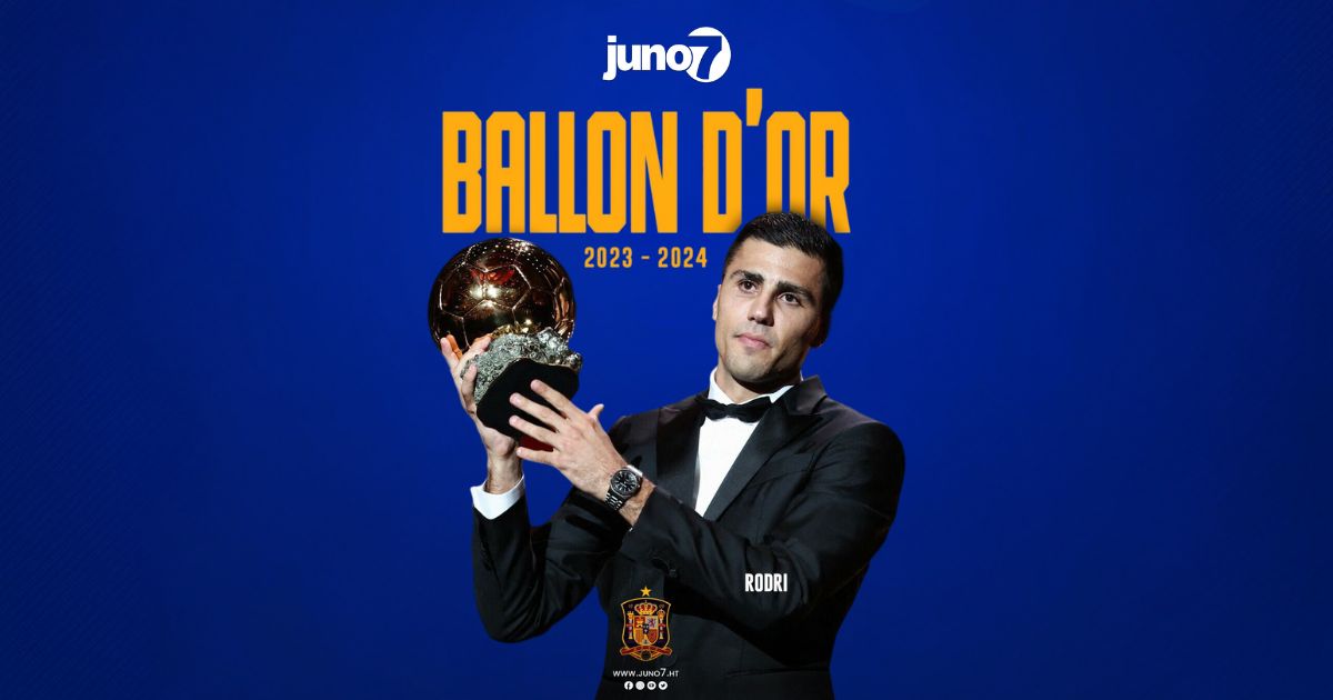 Rodri, élu Ballon d’Or 2024