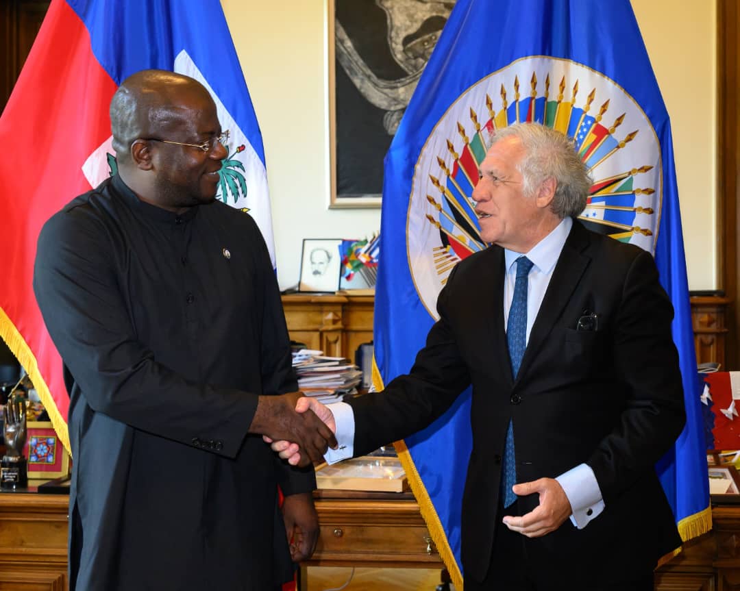 Le ministre de la Défense et le secrétaire général de l’OEA ont discuté d’une stratégie pour améliorer la sécurité en Haïti