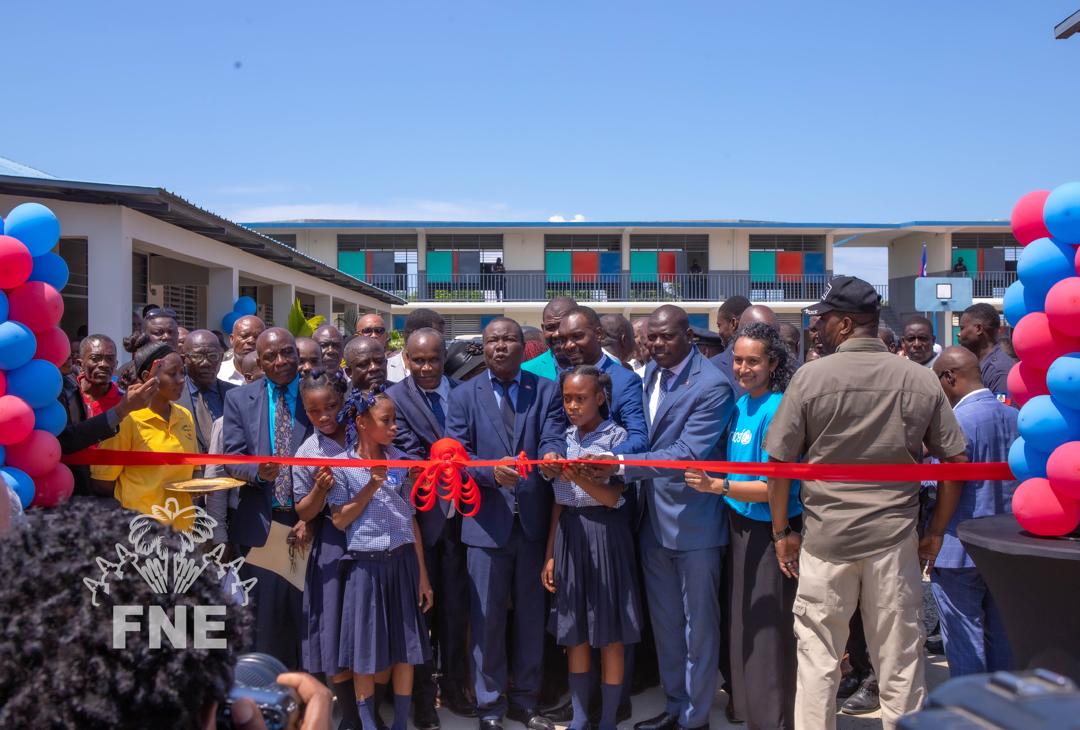 Une nouvelle école inaugurée à Léogâne par le FNE