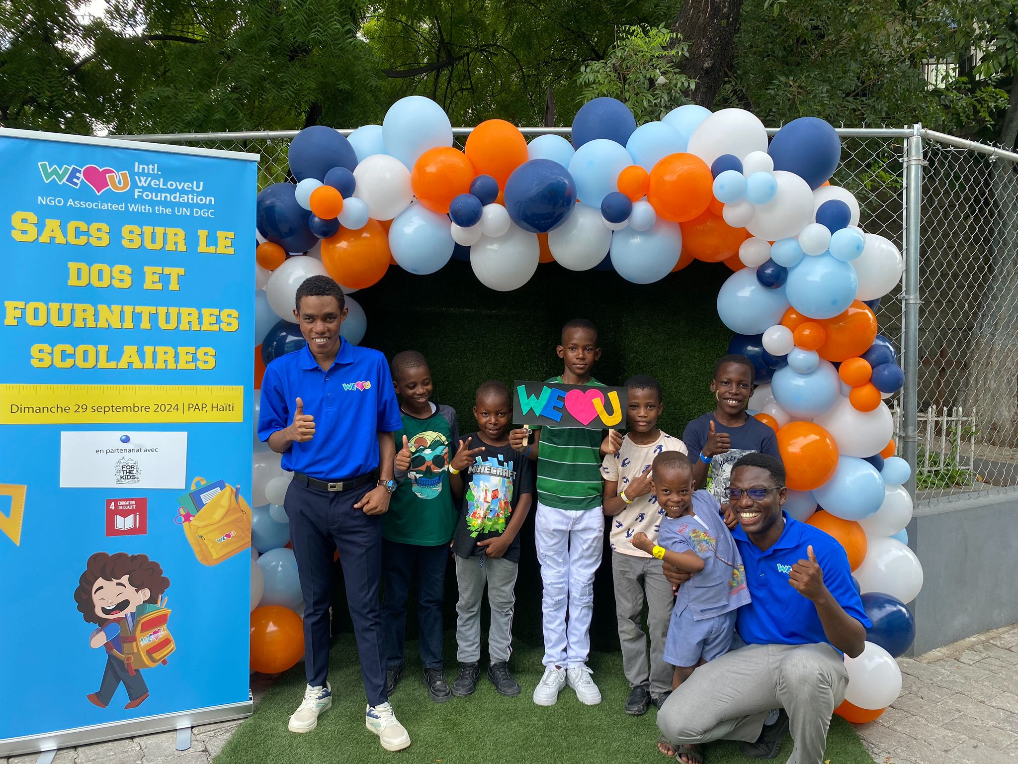 La Fondation WeLoveU redonne le sourire à des enfants défavorisés d’Haïti