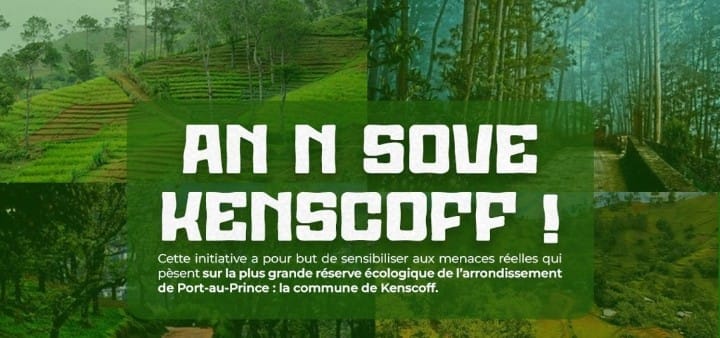 Lancement de l’Initiative “An n sove Kenscoff” par Andy Vibert pour la protection de l’environnement