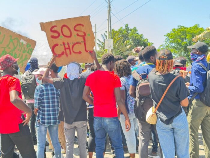 Des étudiants du Campus Henry Christophe de Limonade brutalement réprimés lors d’une manifestation