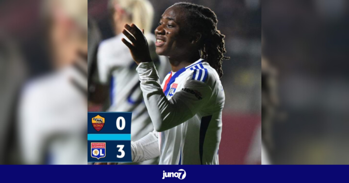 Ligue des Champions : Melchie Dumornay marque un doublé et offre la victoire à Lyon face à l’AS Roma