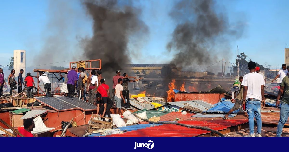 Après celui d'avril 2023, un nouvel incendie s'est déclaré ce dimanche au marché Shada