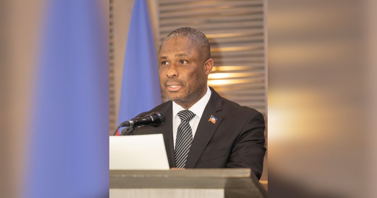 Le ministre des Affaires Étrangères, Jean-Victor Harvel Jean-Baptiste, représente Haïti à la 1ère Réunion Ministérielle Bénin-CARICOM